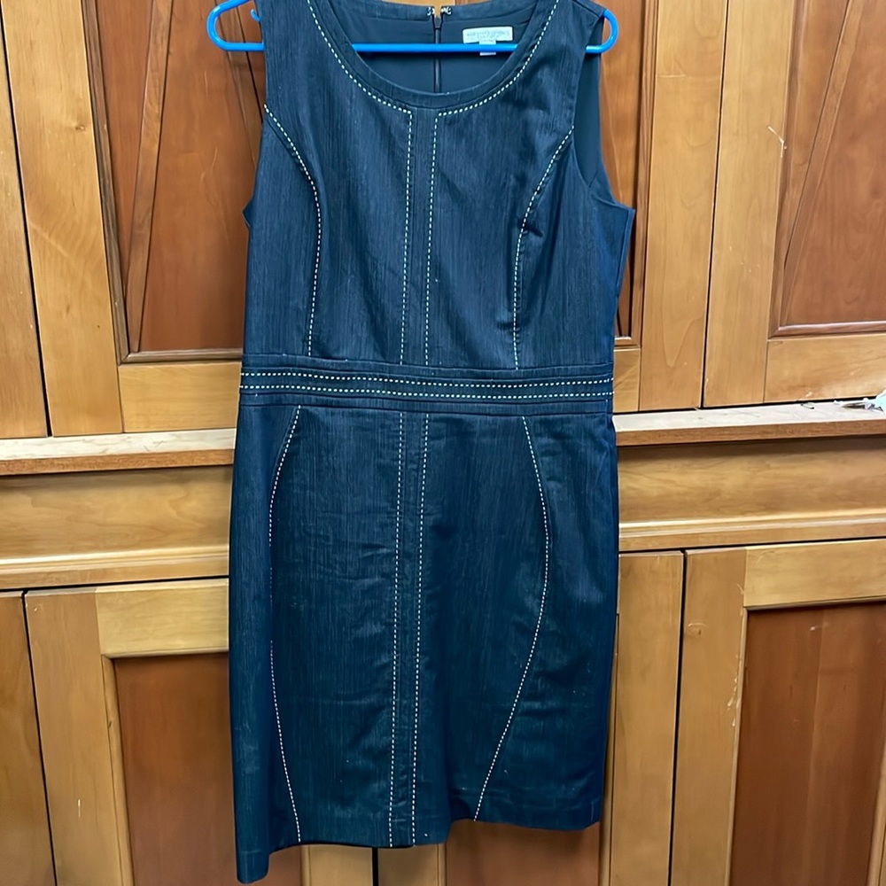New York company stretch jean dress